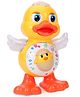 BitFeex Interactive Dancing Duck with Music and Flashing Lights for Babies and Infants - Yellow