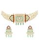 Yellow Chimes Traditional Jewellery Set for Women Meenakari Handcrafted Jewelry Set Ethnic Gold Plated Kundan Choker Necklace Set for Women and Girls