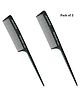 Babila Professional  Hair Cutting Comb CCV 04 Set of 2 - Black