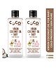 Coco Crush Cold Pressed Pure & Natural Virgin Coconut Oil Pack of 2 - 200 ml