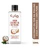 Coco Crush Coconut Oil for Oil Pulling  Gandusha Kriya - 50 ml