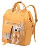 Bembika Diaper Bags for Mom And Dad Kids Diaper Bags For Travel Backpack With Teddy  Mustard