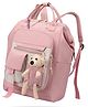 Bembika Diaper Bags for Mom And Dad Kids Diaper Bags For Travel Backpack With Teddy  Pink