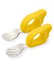 Bembika Baby Training Spoon Wing Shape Spoon Baby Silicone Training Spoon For Baby - Yellow