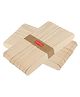 HAZEL Wooden Popsicle Ice Cream Sticks for Art & Crafts Pack of 120 - Beige