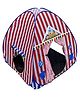 Homecute Foldable Popup Play House - Red-White