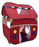 Homecute Foldable Hut Type Kids Play Tent House - Red