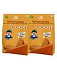 Little Grabs 100% Natural Sweet Potato Khakhra Hand Roasted Pack of 2 - 100 g each