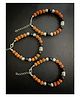 Digital Dress Room Combo of 3 Rakhi Designs Buddha Face with Rudhraksha Mauli Raksha Bandhan - Multicolour