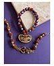 Digital Dress Room Designer Rudraksha & Evil Eye Bracelet With Trishul & Mahakal Pendant For RakshaBandhan Pack of 2- 20g