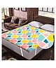 RRC Super Soft Brushed Microfiber Cotton 700 GSM Hollow Fiber Filled Mattress Padding - Multicolor