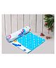 RRC Super Soft  Reversible 3 Layer  Cotton  Baby Dohar Ultimate Swaddle for Baby Boys and Girls- Blue