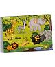 Baybee Wooden Wild Animals Theme Board Puzzle with Knob and Peg Pre School Learning and Educational Toys for Kids Multicolour -  7 Pieces