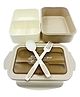 Sanjary Yin & Yummy Plastic Lunch Box With Spoon & Fork - Brown