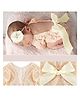 MOMISY Baby Photography Dress & Headband - Beige