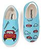 IMAGINO Car Hand Painted Shoes -Blue
