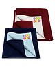 BeyBee Baby Bed Protector Waterproof Dry Sheet For New Born Babies Small Pack Of 2 - Dark Blue & Maroon