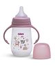 Adore Advanced Nok Nok Wide Neck Feeding Bottle With Handle & Premium Matte Finished Anti Colic Teat -250 ml