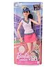 Barbie Made to Move Fashion Doll  Tennis Player Doll with Racket and Ball Pink & White - Height 30 cm