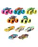 Hot Wheels Monster Trucks Glow In Dark Multipack With 10 Free Wheels Toy Vehicles 5 Monster Trucks & 5 Cars (Colour & Design May Vary)