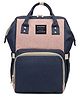 House of Quirk Diaper Bag Maternity Backpack -  Dark  Blue & Pink