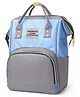 House of Quirk Diaper Bag Maternity Backpack -  Grey & Blue