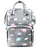 House of Quirk Diaper Bag Maternity Backpack Elephant Print - Grey