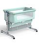 House of Quirk Baby Bassinet 3 in 1 Travel Sleeper Bedside Crib - Mint Green