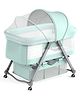 House of Quirk Foldable Adjustable & Breathable Cradle Crib Baby Rack - Green