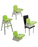 Safe-O-Kid Convertible 4 in 1 Booster Toddler High Chair Baby Booster Seat - Green
