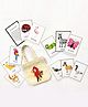Happy Threads Flash Cards Parrot - Off White