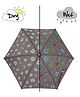 KARBD Monster Design Colour Changing Auto Open Magic Umbrella - Grey
