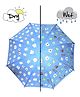 KARBD Monster Design Colour Changing Auto Open Magic Umbrella - Light Blue