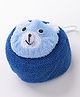 Bath Sponge Bear Print - Blue