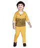 DOTSON Full Sleeves Ombre Dye 3 Piece Party Set - Yellow