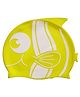 Karbd Fish Design Silicone Swimming Cap for Kids - Yellow White
