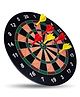 Kids Mandi Portable Magnetic Score Dart Board Set With 6 Soft Magnetic Darts - Multicolour