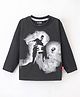Fido Single Jersey Full Sleeves T-Shirt Soccer Print- Navy Blue