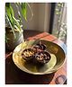 Thenga Three Bowl Serving Set with 3 Spoon - Brown