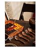 Thenga Coconut Shell Masala Spoon Set of 6 for Small Containers Handmade & Eco-Friendly - Brown