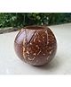 Thenga Coconut Shell Zig Zag Planter