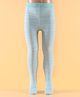 Mustang Cotton Full Length Footie Tights With Solid Colour - Green