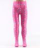 Mustang Full Length Cotton Footed Tights with Butterfly Design - Fuchsia