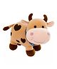 DearJoy 25 cm Cute Little Cow Soft Toy Brown