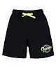Plum Tree Boys Champion Print Shorts- Black