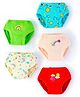 SuperBottoms BASIC Pack of 5 Pure Cotton Briefs - Multicolor