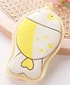 Bath Sponge Fish Print - Yellow