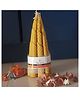 Pratha Naturals BEE Happy | Pure Beeswax Prayer, Christmas Candle - 12 Count Pack- 205g