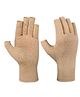 MOMISY Arthritis Finger Less Compression Medium Gloves - Khaki