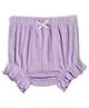 Mi Arcus Baby Girl Cotton Woven Design Detailed Bloomer Purple
